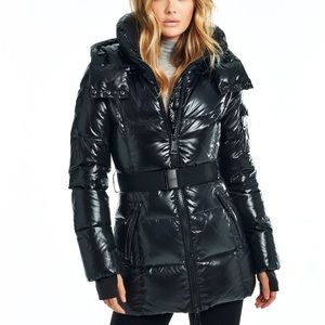 SAM. “Soho” Coat in Jet Black